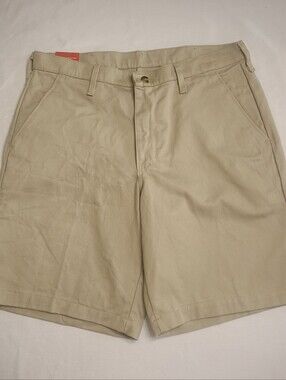 Men's Flat Front Khaki Shorts
